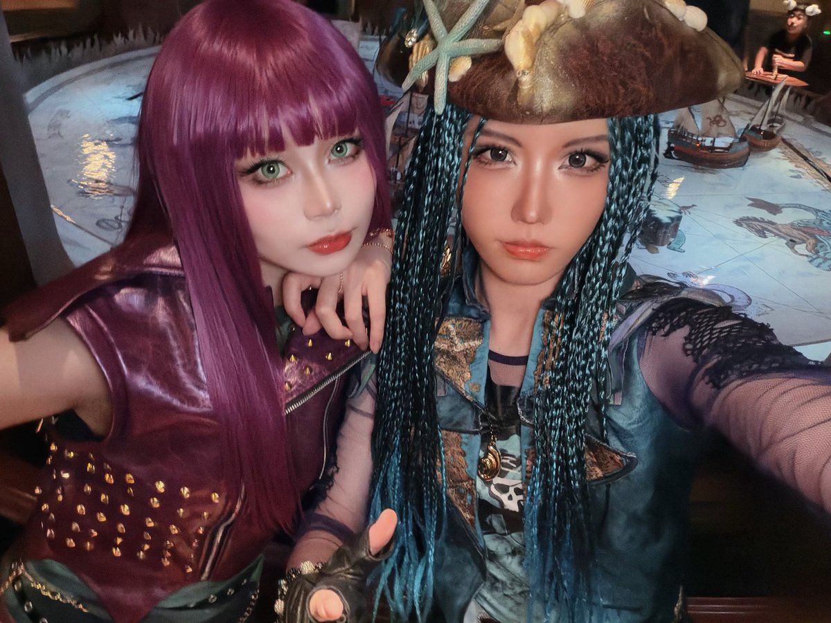 muchi_di's tweet photo. ⚠︎︎ 仮装 Dハロ

ディセンダント ｜ マル ウーマ

 『      " らしく " 行こう      』

ｳｰﾏ:@eto_setora_kun 
ﾏﾙ:むち
 #Dハロ仮装  #Dハロ仮装2026 https://t.co/tMwpCdu3aO