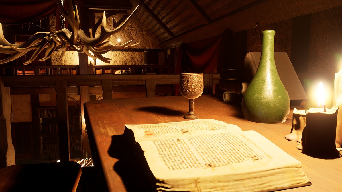 rober_frein_99's tweet photo. [I found a worn shack, a dented lute, a stack of tattered diaries and a mysterious vial somewhere in the old forest!]， https://t.co/DBHArWOAit