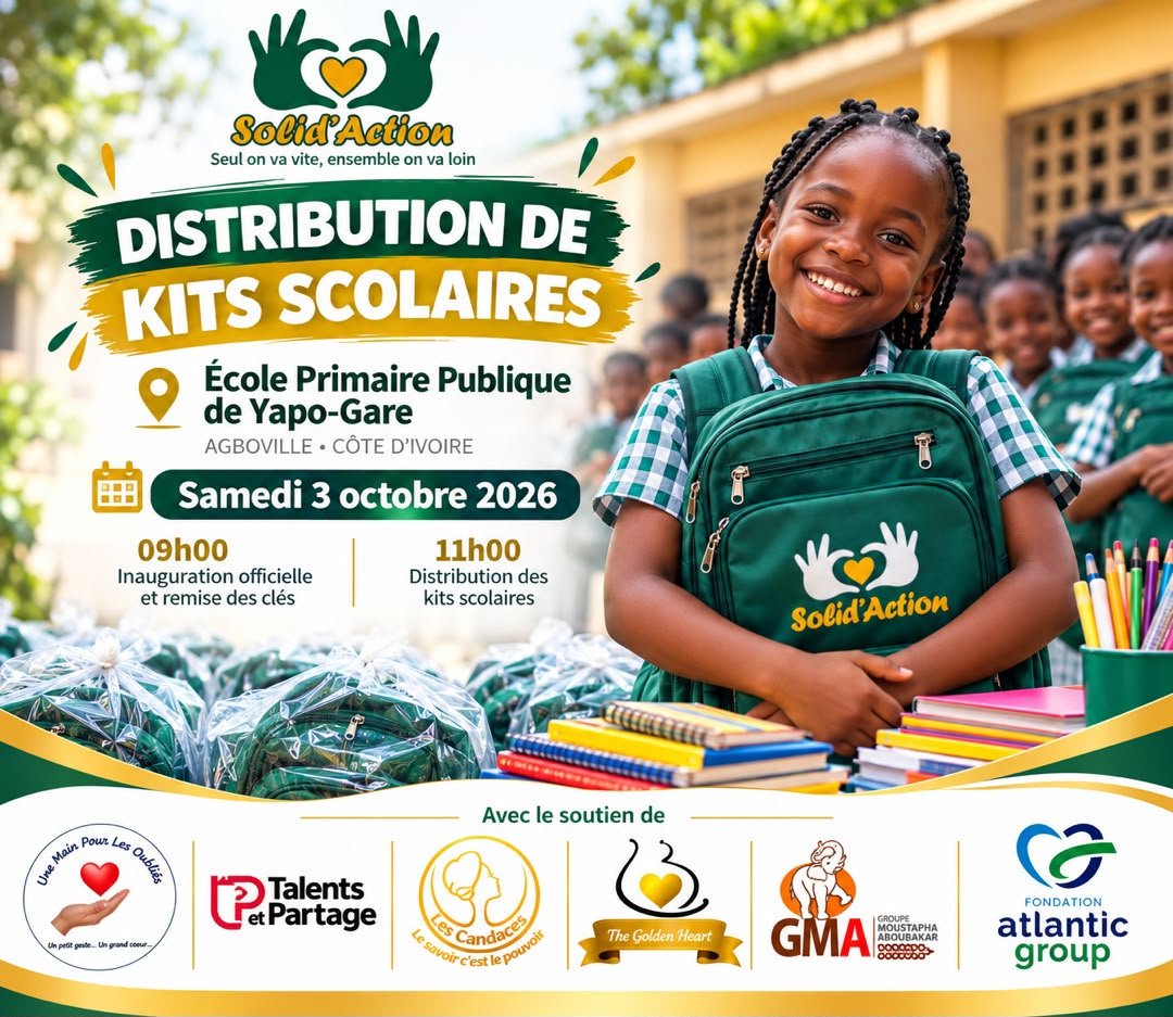 ziahy01's tweet photo. 🚨🚨🚨 
On termine enfin ce projet social en beauté avec la remise des kits scolaires, aux élèves de l'école primaire de Yapo Gare (#AGBOVILLE).
📆 Ce Samedi 03 Octobre 2026 à partir de 11h00 GMT 
Merci pour tout vos dons. ✅👌🏽🇨🇮
#cotedivoire #ONG_solidaction #solidarité https://t.co/UFRBjSeZtX
