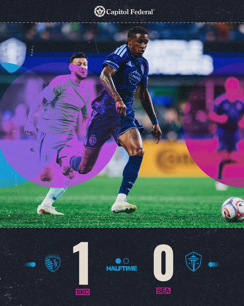 SportingKC's tweet photo. Up after the first 45 ⏸️ https://t.co/YZe81SU3Jc