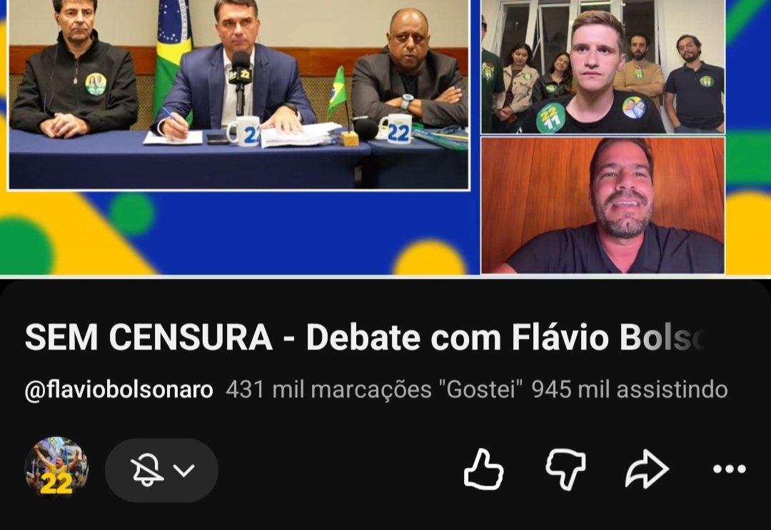 taoquei1's tweet photo. Quase meia noite e 945k ao vivo na libe do Flavio. https://t.co/tg4a71Jg55