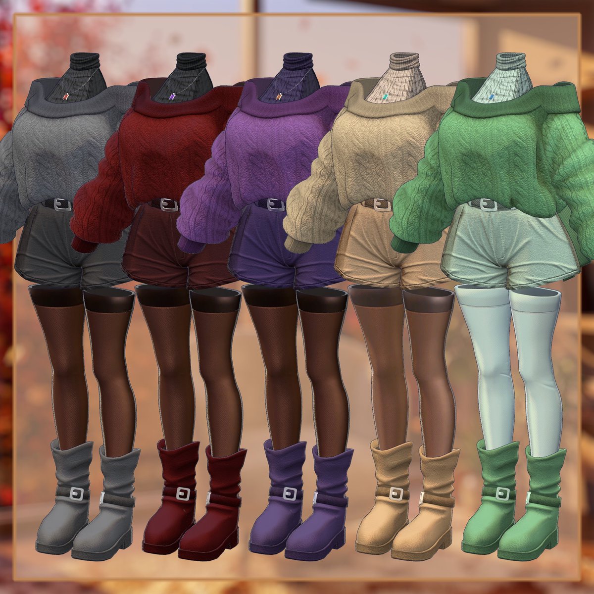 yikaluse's tweet photo. 【【VRC 衣装】情報RT＆割引キャンペーン開催！】🎁✨
https://t.co/ke9icj4Usw
【【8 Avatars】Amber Knit Vibe】をBoothに公開しました
🎁このツイートをRTで抽選で5名様に【Full Pack】をプレゼント！ 
🎁当選結果発表は10/07です

      On sale 10/02～10/09
✨Full Pack  : 1600⇒1200 JPY (25% off)
✨Single Item : 800⇒600 JPY (25% off)
#booth_pm #VRChat