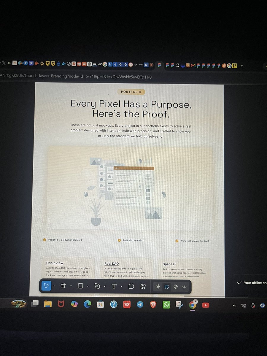 Sadiqmuhd_01's tweet photo. Haven't posted in a while but the work never stopped.

Just added a portfolio section to the @Launchlayers website, we've been heads down designing and building real projects with the team and it's finally showing.

More coming soon. 🚀

#BuildInPublic #Web3 #LaunchLayers https://t.co/oGgfyVosBO
