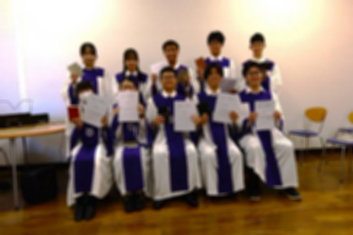 doshisha_dsc's tweet photo. 昨日、新町チャペル開所礼拝にて合唱奉仕をさせていただきました🎶
このような貴重な機会をいただけましたこと、光栄に思います！

聖歌隊は秋学期も隊員募集中です✨️
ぜひ見学にお越しください！

#同志社サークル https://t.co/KR6GTxcypG