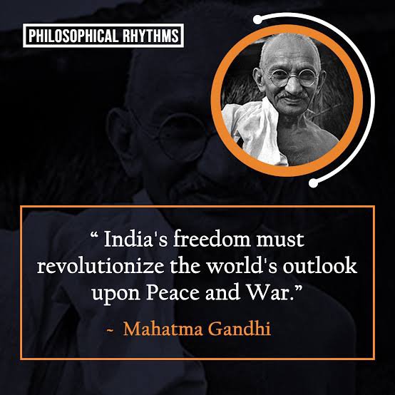 creatvt58's tweet photo. Mahatma Gandhiji's words 💎 that are relevant even today and we are yet to achieve real freedom after 79 years of Indian Independence...

Let Peace and Non-violence be the way forward for our World...☮️ 🕊️ 🌸

#MahatmaGandhi
#Peace #No2War
#WomenSafety
#WorldPeace
#OneWorld4All https://t.co/47nG73YETa