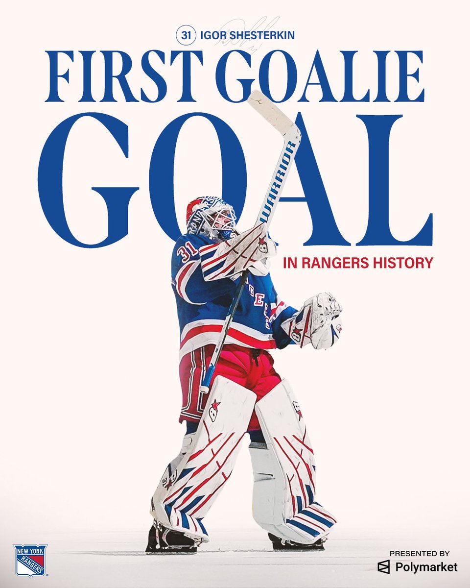 NYRangers's tweet photo. ONE FOR THE RECORD BOOKS 📚 https://t.co/do3ogkKh20