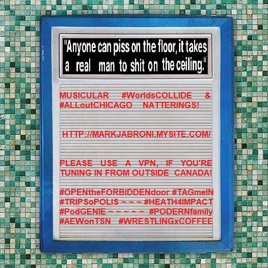 AEWonTSN's tweet photo. #RingRust #WorldsCollide & #allOutChicago chat! "High Speed" or "Low Speed" @ https://t.co/VLFVkMkHuE {outside Canada? VPN please!} #OPENtheFORBIDDENdoor #TAGmeIN #TRIPSoPOLIS #HEATH4IMPACT #PodGENIE #PODERNfamily #AEWonTSN #WRESTLINGxCOFFEE @MarkJabroni @MarkinOutLoud https://t.co/gSWhMrauJ3