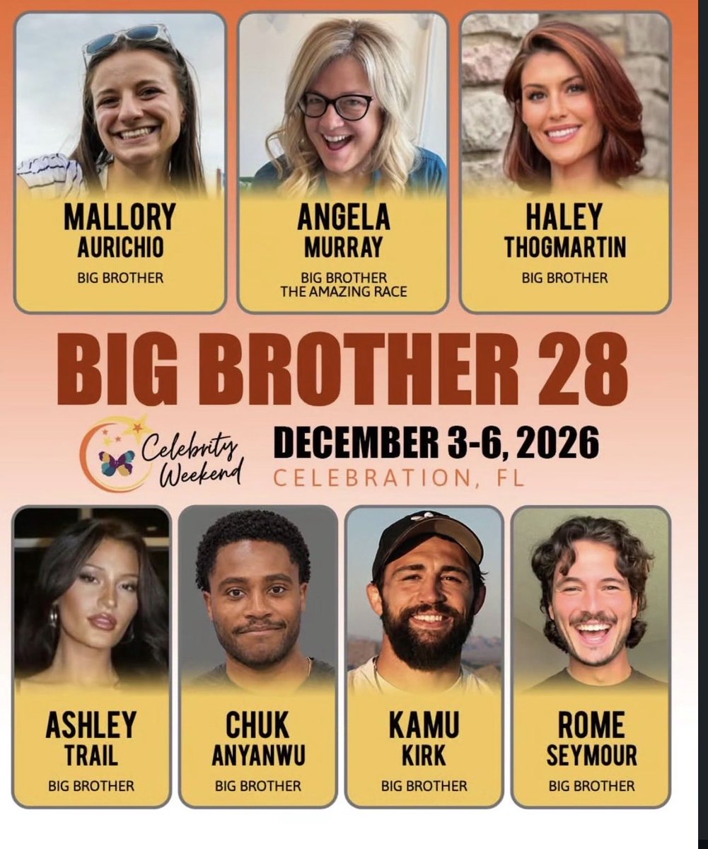 BBUpdatesLive's tweet photo. #BB28 cast attending the Celebrity Weekend in Florida https://t.co/WSWk287u7q