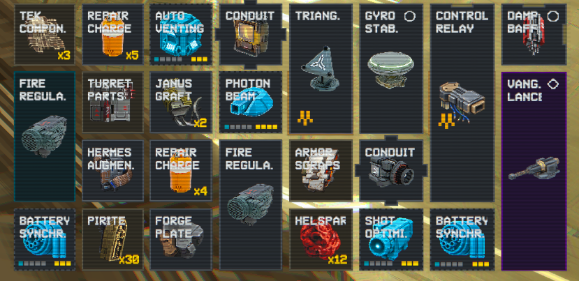 Hoschy_w's tweet photo. For a browser game, @0xCitadel is incredibly in-depth.

Crazy visuals, satisfying loot runs and awesome ship designs.

If you're a spaceship nerd, I fully recommend you give it a go!

Just look at the amount of loot you can get in just under ten minutes! https://t.co/yj5c3PPwmT