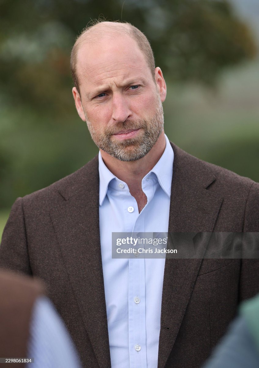 SabirahLohn's tweet photo. Another picture of Prince William from his engagement. Love when he does that eyebrow thing you can tell he’s really focusing on the people talking to him. 

Also, I wish the media would stop throwing his name in every discussion. This man is living his best life with his wife and children doing some massive moving and shaking. Working with multiple companies and charities to make a difference in the world. 

If you’d listen to the media, they think he sits back on social media paying attention to the garbage they spew out about him. He’s not thinking about them, he’s not thinking about his brother, he is handling business.