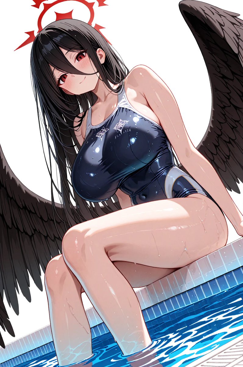 noukin_BA's tweet photo. 羽川ハスミ　(Hasumi Hanekawa) 
SFW 
#ブルアカ #BlueArchive https://t.co/BqVHnrfALH