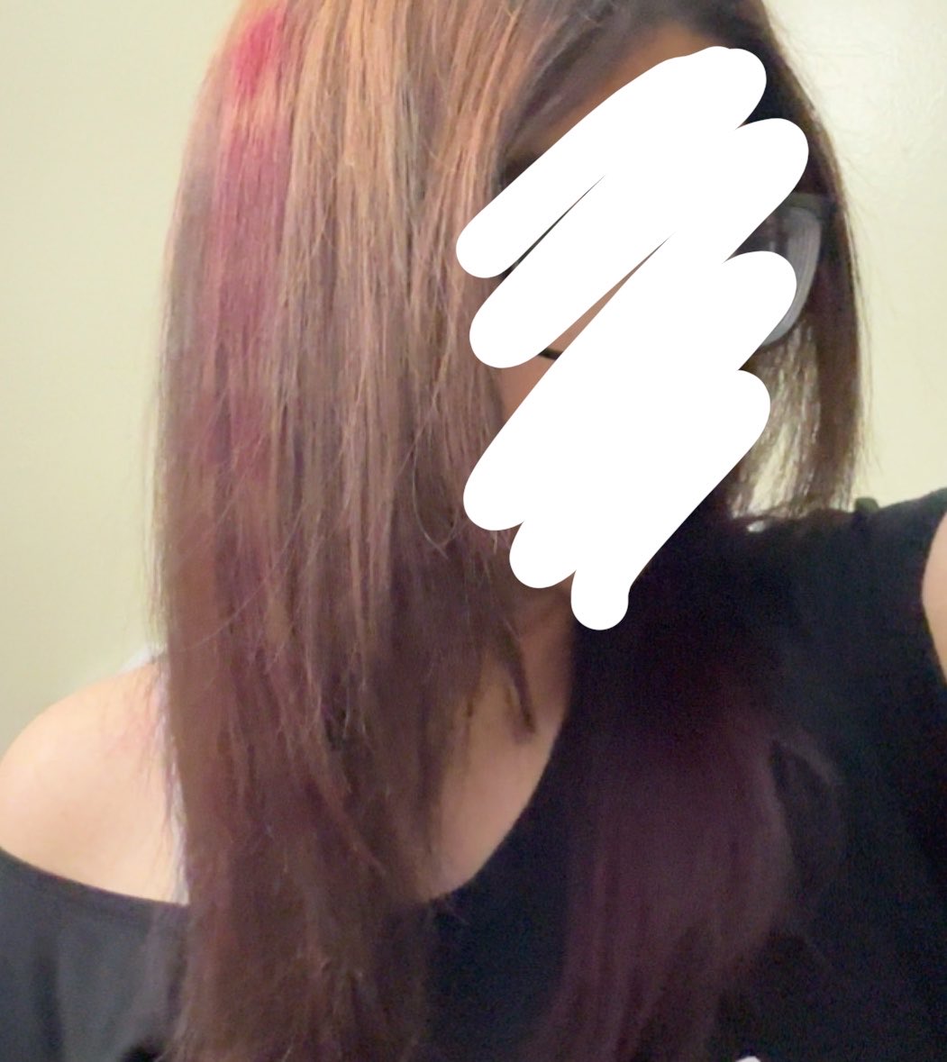 jaboch1st's tweet photo. Dyed my hair red again, tried to do a little peakaboo with a raccoon tail, lowkey didn’t turn out how I wanted and the reds a little too pinkish but whatever I guess https://t.co/X95SPp3zWw