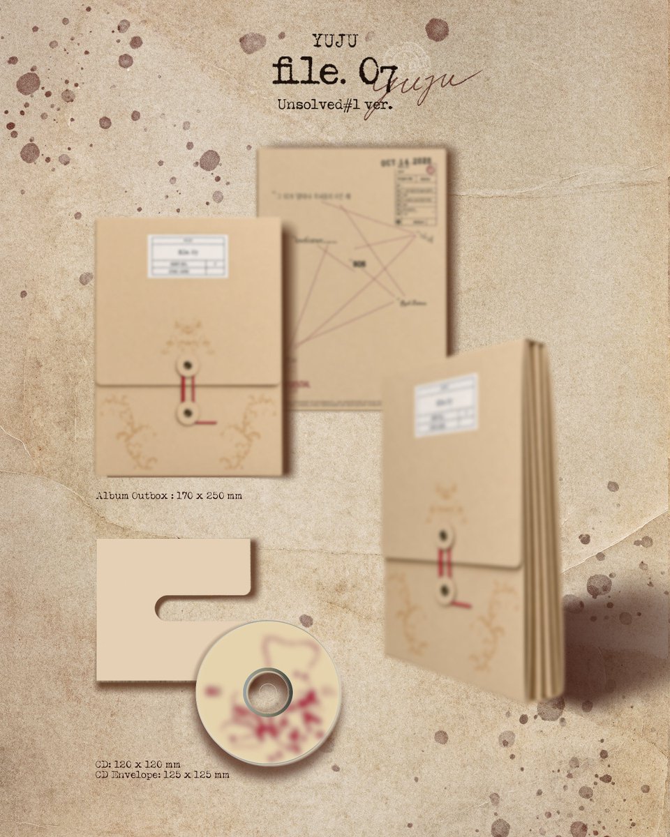 YUJU_atarea's tweet photo. 유주 (YUJU) 4th Mini Album 𝚏𝚒𝚕𝚎. 07 [Unsolved #01 Ver.]

𝙰𝙻𝙱𝚄𝙼 𝙿𝚁𝙴𝚅𝙸𝙴𝚆

2026.10.14 6PM (KST)

#유주 #YUJU
#file07 #미제
#ATAREA #앳에어리어 https://t.co/LrFdspMHlJ