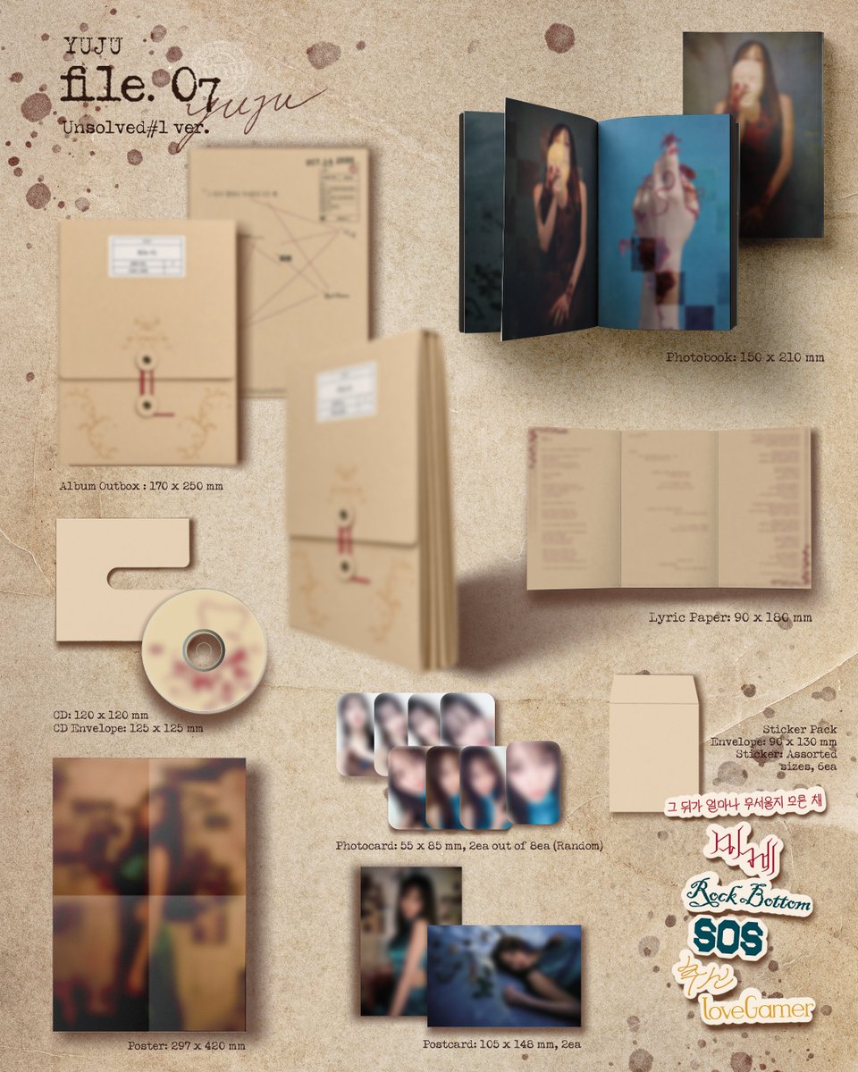 YUJU_atarea's tweet photo. 유주 (YUJU) 4th Mini Album 𝚏𝚒𝚕𝚎. 07 [Unsolved #01 Ver.]

𝙰𝙻𝙱𝚄𝙼 𝙿𝚁𝙴𝚅𝙸𝙴𝚆

2026.10.14 6PM (KST)

#유주 #YUJU
#file07 #미제
#ATAREA #앳에어리어 https://t.co/LrFdspMHlJ