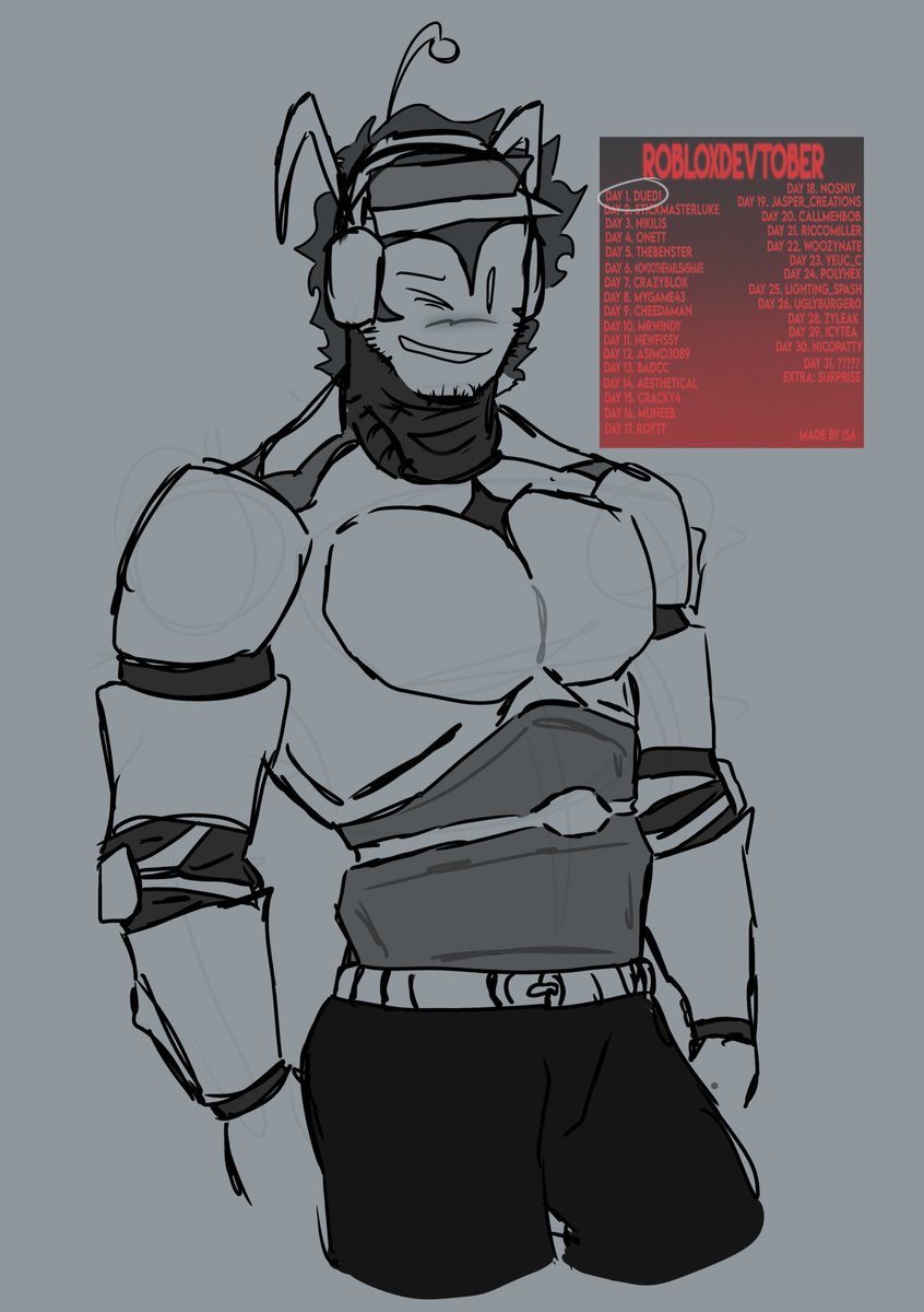 THATADVERSARY's tweet photo. dued1 why do you look so unfinished even? it’s because i didn’t know abt devtober
#robloxdevtober day 1 https://t.co/22Y2ZLPAvG