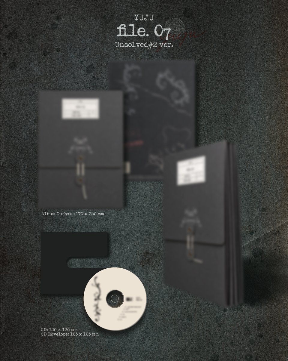 YUJU_atarea's tweet photo. 유주 (YUJU) 4th Mini Album 𝚏𝚒𝚕𝚎. 07 [Unsolved #02 Ver.]

𝙰𝙻𝙱𝚄𝙼 𝙿𝚁𝙴𝚅𝙸𝙴𝚆

2026.10.14 6PM (KST)

#유주 #YUJU
#file07 #미제
#ATAREA #앳에어리어 https://t.co/grU47LwOSU