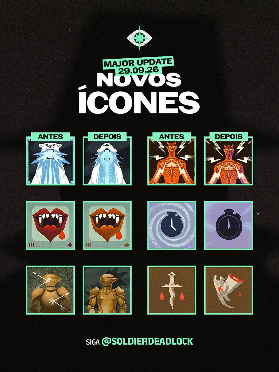 soldierdeadlock's tweet photo. 🚨| MUDANÇAS NOS ICONES DOS ITENS!

A maioria das mudanças são pequenas geralmente em tom de cores mas ainda sim as mudanças são interessantes.

⬇️ Mais mudanças abaixo! https://t.co/dKbjBZvO4e