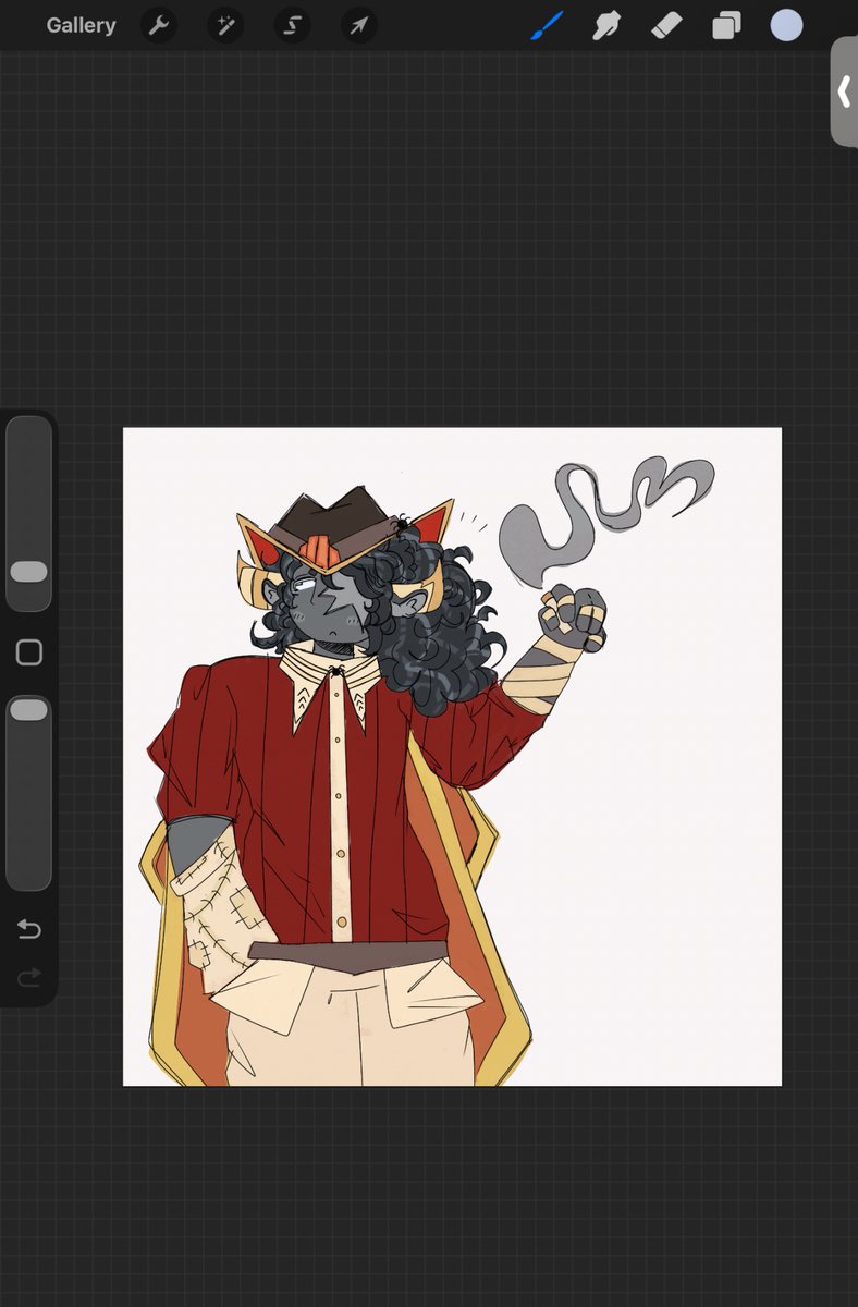 ChuckRedcliff's tweet photo. // one concept I guess?
Uh ill do more full body stuff once I fully understand how procreaye fuctions :D
Took inspo from more cowboy outfits and stuff
I’d have him where the poncho like a waist jacket, but I decided against it cause I felt it was a little ‘untraditional’

+ https://t.co/Wy9J4fbYta