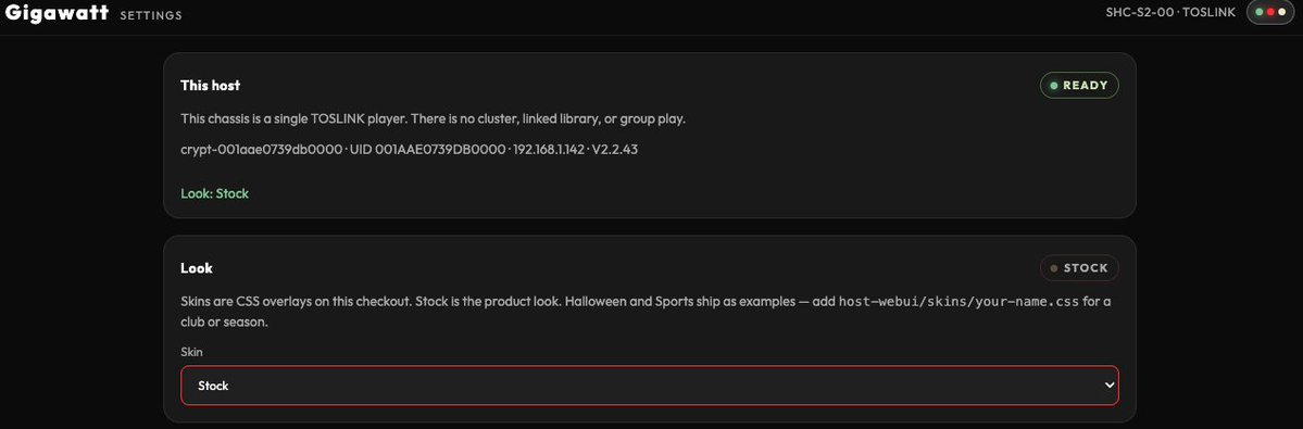 georgieboatback's tweet photo. UPDATE: #Gigawatt Skin page - Changed to Dropdown as skin List grows. https://t.co/DmEJJ5PjvQ