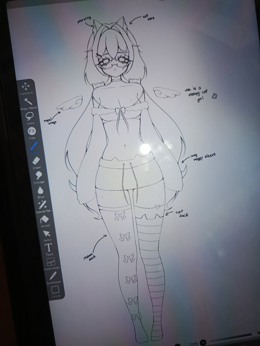 omori_sang8's tweet photo. Upcoming adopt🩷 sleepy cat girl

#vtuberadopt #adoptable #fyp #digitalartㅤ https://t.co/btXUhekXRY