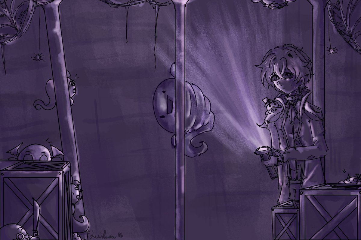 luiiroses's tweet photo. My day 1 submission :D! #fluxhibit #fluxtober https://t.co/uicUi8RKR6
