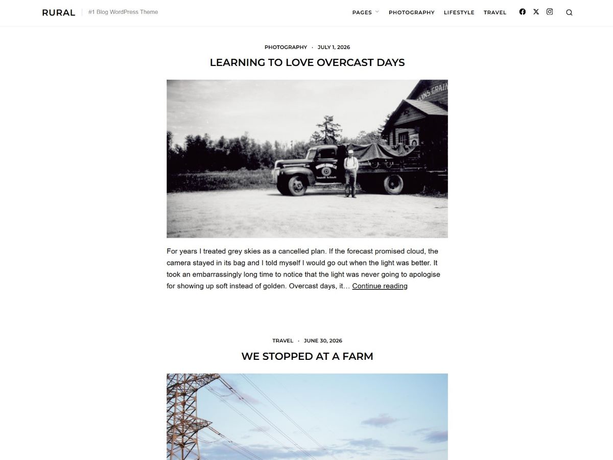 owldraft_'s tweet photo. WP theme Rural Blog v1.5.3 is out. Download it for free on @WordPress org https://t.co/gVE151ujOY