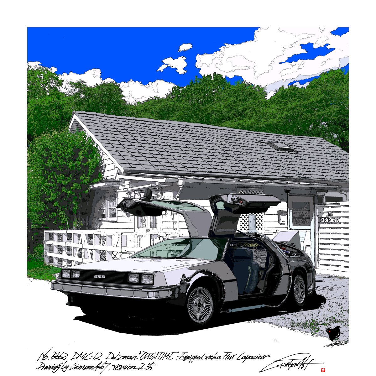 crimson467's tweet photo. No.0662 DMC-12 DeLorean OUTATIME
#Delorean #illustrationofdelorean #DMC12 #車の絵 #車のイラスト #car #carart #cargraphics #carillustration #carporn #carweek #carlivery  #carlifestyle #GTarts #enthusiast  #handdrawing  #noAI #outatime #Backtothefuture #あなたの愛車を描きます https://t.co/UNjAtd1wTO