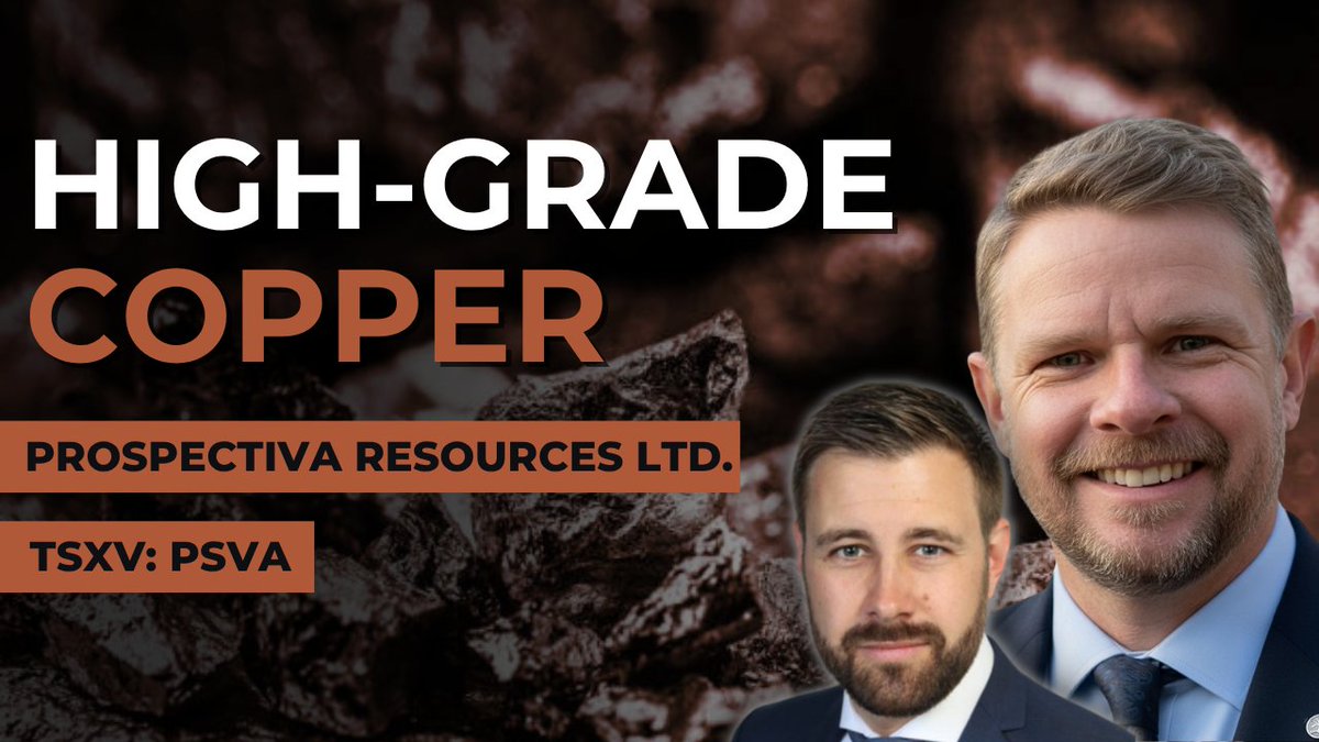 soarfinancial's tweet photo. Meet Prospectiva Resources, a newly listed copper-gold explorer drilling its flagship São Francisco VMS Project in Brazil.

Historical drilling returned 7.5m at 6.5% Cu, with a new 2,500m program now underway.

CEO Dan James breaks down the opportunity 👇
https://t.co/NwFX005apK

@ProspectivaRes  | $PSVA.V | #coi