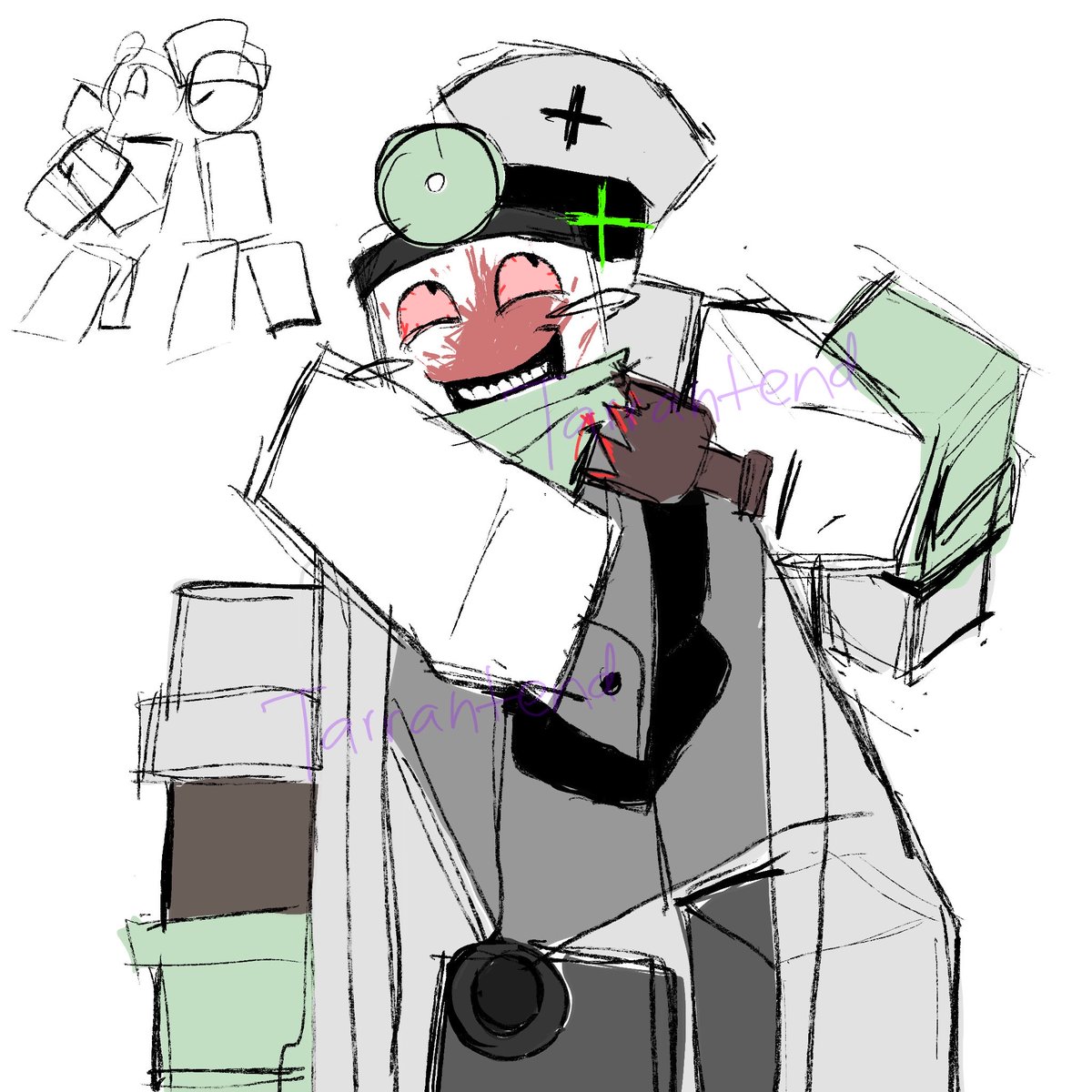 Tarrantend's tweet photo. Painkiller #dieofdeath #robloxart https://t.co/NNPFQ728NX