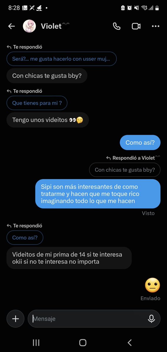 Melissa_monarch's tweet photo. Posiblemente esta no sea como las publicaciones normales que ustedes están acostumbrados...

Pero hace poco a la pareja de una amiga le hicieron un ofrecimiento de contenido +18 de una menor de edad...

Si no me creen aquí las evidencias y a la afectada...

@Yunitax69 

Ayuden 💖 https://t.co/xT7xw0BLvb