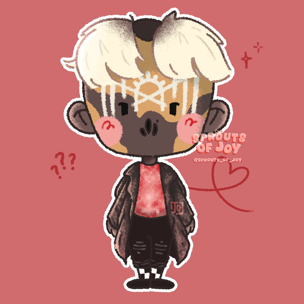 sprouts_of_joy's tweet photo. Sleep Token III ★🎸🎧⋆｡ °⋆ a chibi offering

pt. 4 of my st cheebs! i really miss the tmbte masks and seeing iii's hair🥲 

#sleeptoken #sleeptokenoffering #sleeptokenfanart #zonakaryaid #artidn https://t.co/dx06g0DGH5