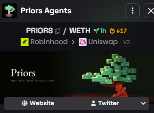 prioragenthood's tweet photo. DexScreener Updated

https://t.co/KZvX9nhXrZ https://t.co/ixRupsqk9y
