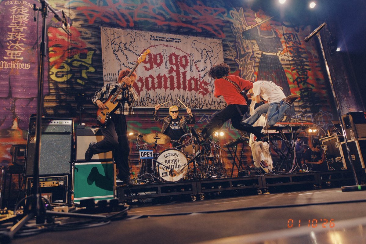 go_go_vanillas's tweet photo. 2026.10.1
Zepp Fukuoka＜DAY1＞

go!go!vanillas presents
「ぼくらのタイマン上等ツアー」

故郷九州にて鳴り響くツアー開幕のゴング！
初日からバッチバチの大熱戦をありがとうございました！！

#ぼくらのタイマン上等ツアー https://t.co/nQ39GizVx9
