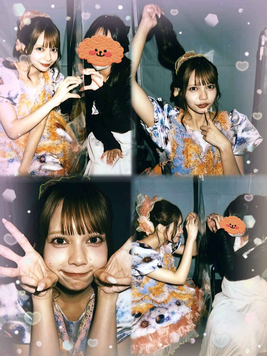 ginkae206's tweet photo. 9/27 リリイベアリオ柏②🧡ྀི

かわいいねぇ⊂(  ᴖ ̫ᴖ)⊃🎶
ハートがどんどん下手になるわたしたち🫶🏻
どうしてこんな事にｗｗｗｗ
#南なつ https://t.co/a8jTdtuQsS