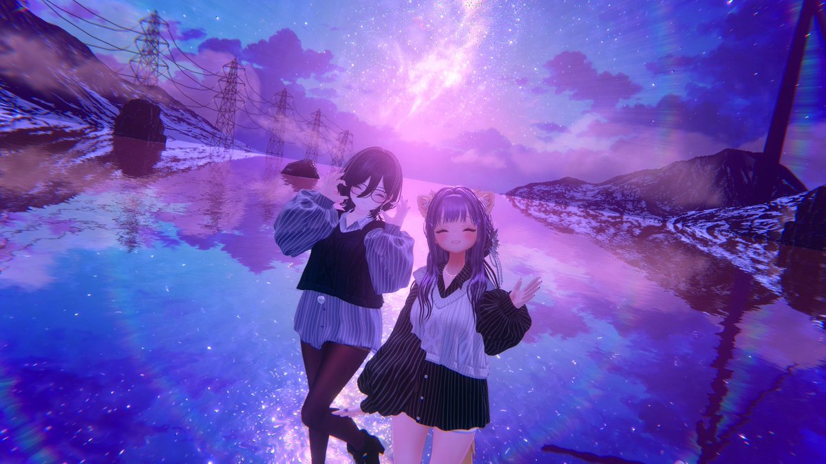 74Misty1010's tweet photo. ここ凄い綺麗だった……

しおさんとおそろ写真撮れたし📷、
また1つしおさん知れて、嬉しかった〜✨

作業諦めさせるぐらい雑談盛り上がってごめんなさい!!
でぉるーむ、しおさん落ちた5秒後に入った馬鹿は自分ですｺﾞﾒﾝﾅｻｲ(_;´꒳`;):_
#VRchat #Hachiのぶいちゃ生活 #Dayspring https://t.co/9LenCfEspl