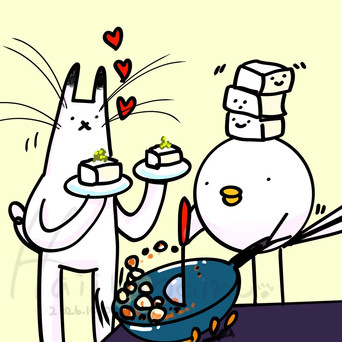 glay_dog's tweet photo. #今日は何の日
10月2日は
＼＼\ 豆腐の日//／／
最近はなんか豆腐が欠かせなくなってる╭( ･ㅂ･)╮
#豆腐の日 https://t.co/Elazcq38Zr