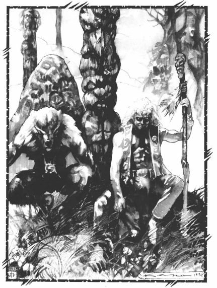 OldSchoolRPGArt's tweet photo. Richard Kane Ferguson - Art from 𝘊𝘩𝘪𝘭𝘥𝘳𝘦𝘯 𝘰𝘧 𝘎𝘢𝘪𝘢 𝘛𝘳𝘪𝘣𝘦𝘣𝘰𝘰𝘬 (Daniel Greenberg with Heather Curatola), 𝘞𝘦𝘳𝘦𝘸𝘰𝘭𝘧: 𝘛𝘩𝘦 𝘈𝘱𝘰𝘤𝘢𝘭𝘺𝘱𝘴𝘦 1e, 1994, White Wolf Publishing Inc. #werewolf #ttrpg #ttrpgs #ttrpgart #wta #wod https://t.co/uqIdAU7FE0