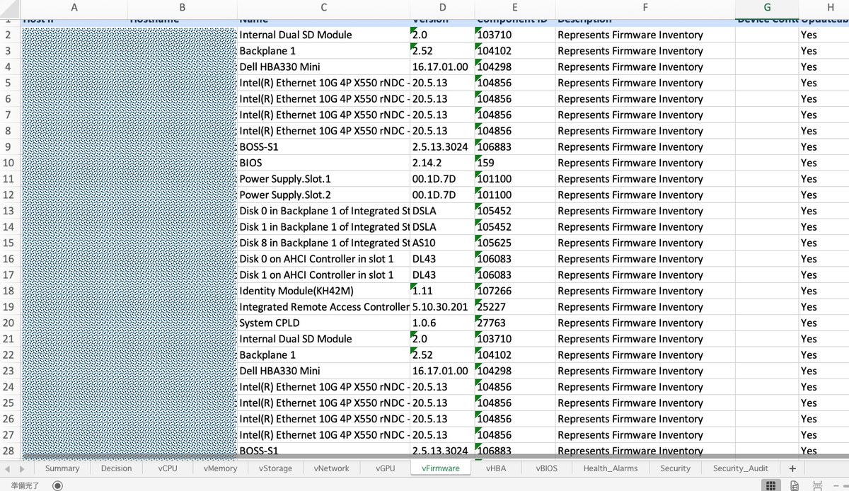 yuki_kawamitsu's tweet photo. VCF Readiness Assessment Tool が公開されました🎉
物理サーバーの BMC に接続し、ハードウェア情報を収集、VCF 9.x への対応状況をレポート作成します

難読化レポートもサポート📝

VCF Readiness Assessment Tool
https://t.co/6JP0voHDZ7

Great Thanks @Lost_Signal !!
#VCF #VMware https://t.co/9awkRKiBI0