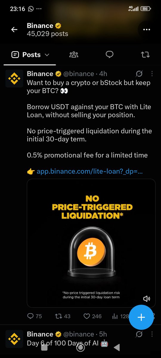 BlockSulta's tweet photo. Binance just proved why $CORE will win 👀

Binance says: "Don't sell your BTC. Borrow against it"

That's literally the BTCFi narrative Core has been building for 2 years.

Binance version (CeFi):
→ Lock BTC, borrow USDT, pay 0.5% fee, risk liquidation after 30 days

Core version (DeFi, BTCFi):
→ Stake BTC, keep BTC, earn yield, no liquidation, secure Core chain

Binance is teaching 14M users to NEVER sell BTC.

Where will they stake that BTC they are not selling?

On Core. The most decentralized Bitcoin-aligned L1.

Binance Lite Loan = CeFi BTCFi
Core = DeFi BTCFi

One has fees. One gives you yield.

You choose.

$CORE is the decentralized Binance Lite Loan but better.

gCore 🔶