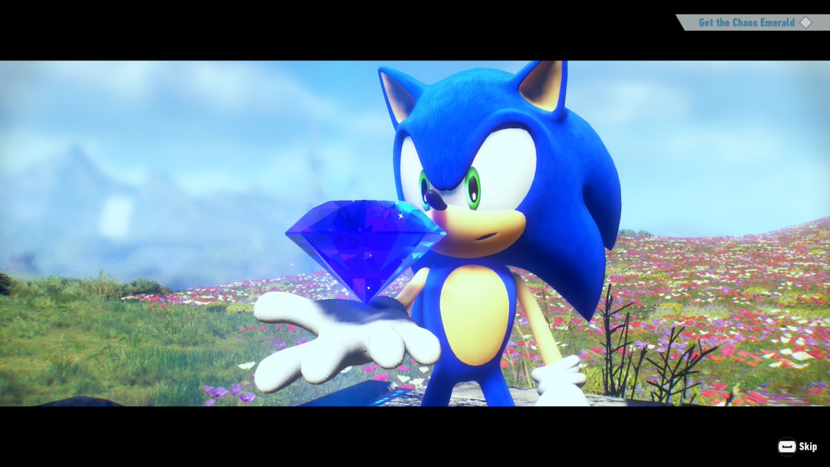 sonicseriesfan's tweet photo. The emerald size in the Alpha Version was huge holy https://t.co/xRcCOzCXRd