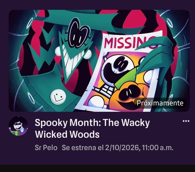 SM_NoticiasEsp's tweet photo. 🎃💀ATENCIÓN💀🎃

AL PARECER POR ACCIDENTE SRPELO ESTRENÓ EL EPISODIO 7 ANTES DE TIEMPO
Se pide que, si llegaron a ver algo no publiquen nada, también la tienda ya se revelaron varias cosas, aun así para evitar spoilers recomiendo no ver twitter y que no publiquen

#SpookyMonth https://t.co/jScmss2vHc