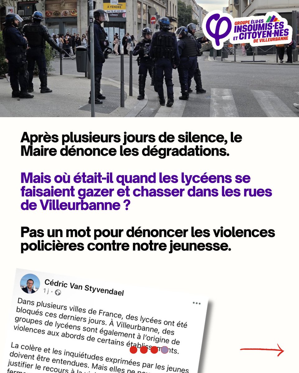 eluslfi69100's tweet photo. Total soutien aux lycéennes et lycéens mobilisé·es. https://t.co/y6TahrMnEw