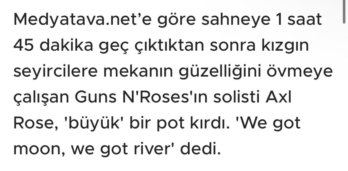 orkunsandalli's tweet photo. @kaansezyum 12.06.2006 Axl Rose, boğazı nehir sanıyor https://t.co/2Ay2IcQpbG