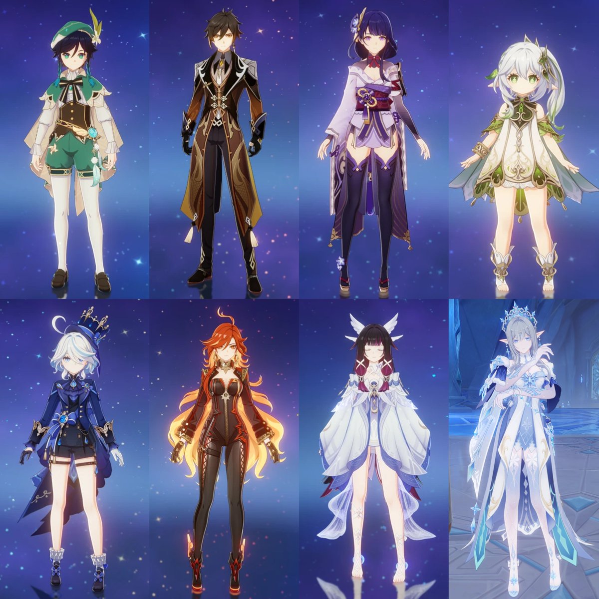 GenshinUniverse's tweet photo. Who’s got your favorite design?

#GenshinImpact https://t.co/PaFF91LbGK