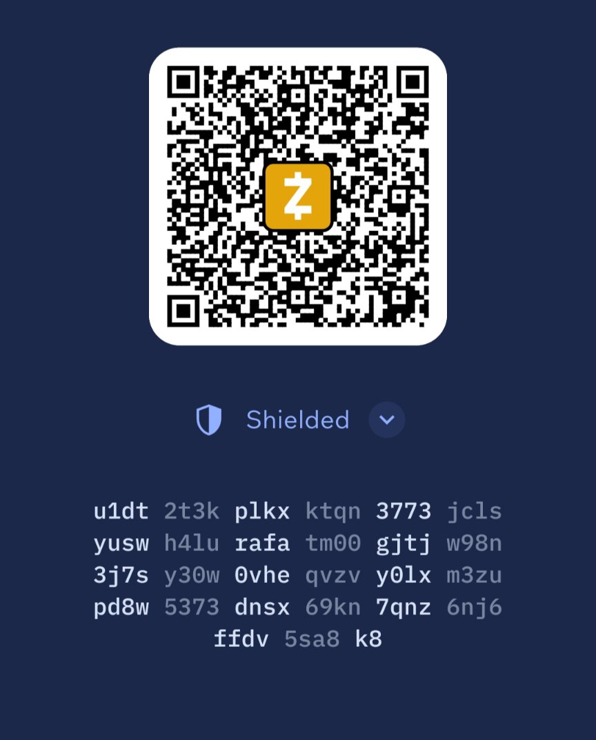 ElCryptoexng's tweet photo. They can't see your ZEC in Cake Wallet. Privacy isn't a feature, it's freedom.

Am addicted to Zec 
I need more ZEc 
@BTCTurtle
@vikrantnyc

$ZEC

u1dt2t3kplkxktqn3773jclsyuswh4lurafatm00gjtjw98n3j7sy30w0vheqvzvy0lxm3zupd8w5373dnsx69kn7qnz6nj6ffdv5sa8k8 https://t.co/uK1vrncdHH