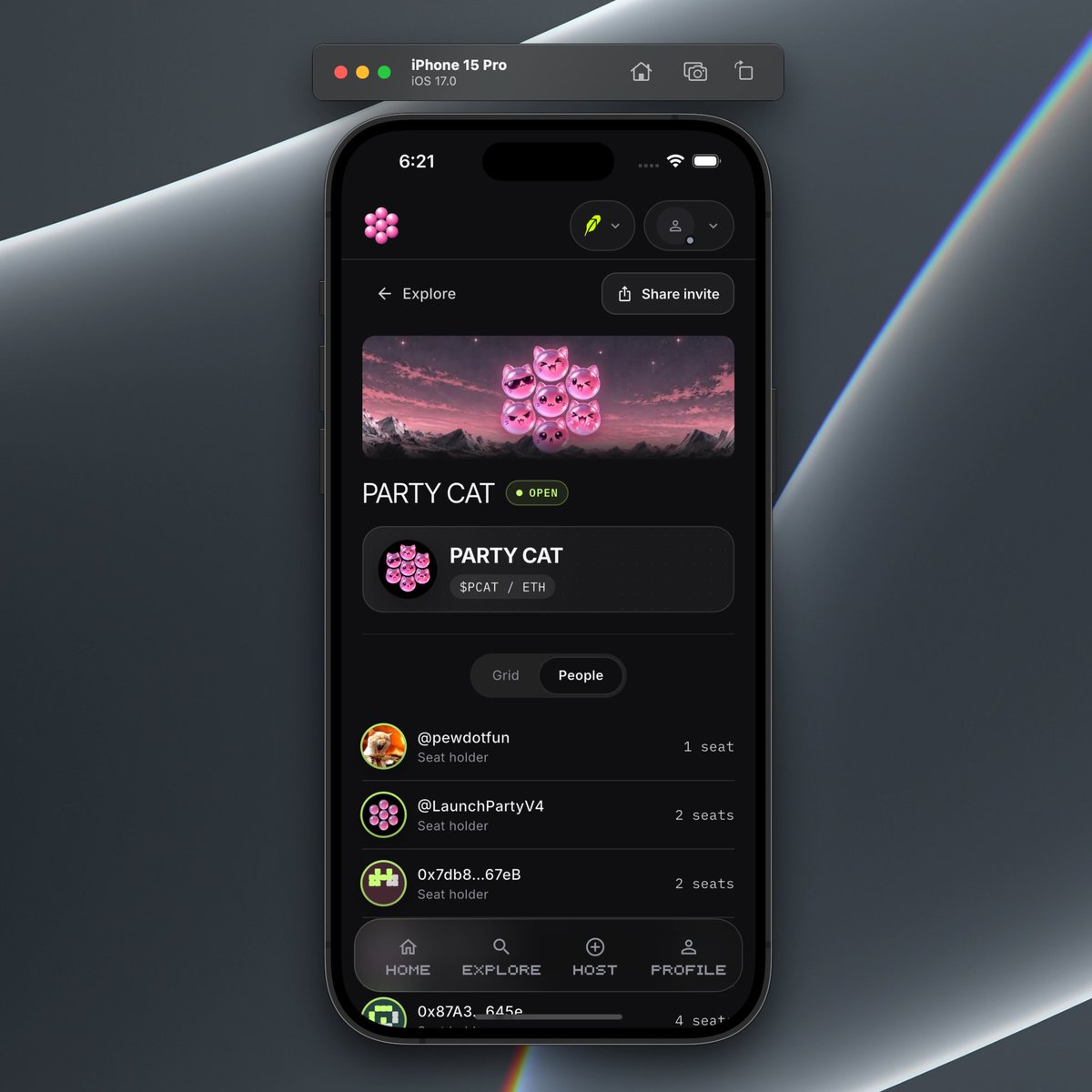 LaunchPartyV4's tweet photo. Launch Party is bringing cross-chain launches into one familiar app, accessible to everyone. https://t.co/smkh6Rv6yC