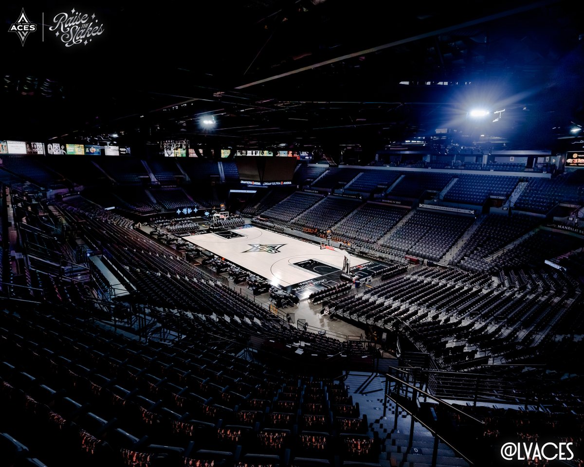 LVAces's tweet photo. The House is set.

2026 Aces Playoffs presented by @Ally https://t.co/C0FTF5YRCa