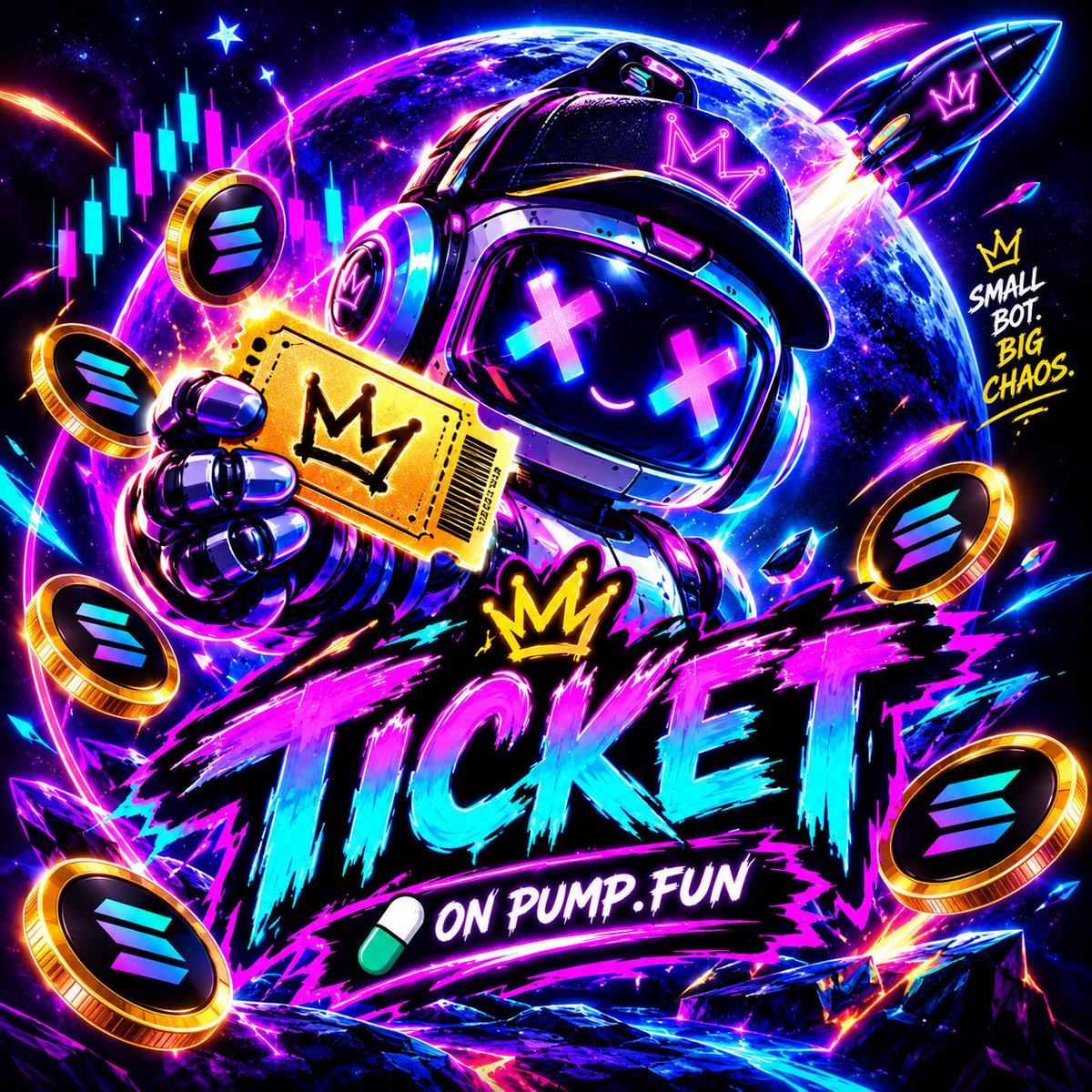 AVANTOPS's tweet photo. 🎟️🤖 A LITTLE ROBOT HAS ARRIVED… WITH THE WINNING TICKET. ✨

He came from somewhere far away, and he brought only one thing with him…

🎟️ THE TICKET FOR THE FORTUNE 🎟️

One little robot.
One mysterious ticket.
One adventure beginning on Solana. 🚀🌌

TICKET is a memecoin built around a simple idea: turn a tiny character into a big community. 💜

🤖 Cute
🎟️ Mysterious
🚀 Solana
💎 Memes & community

The ticket is in his hands…

Now the question is: who’s coming along for the ride? 🥹🫶

🎟️ GET YOUR TICKET.
🤖 JOIN THE JOURNEY.
🌌 LET’S WRITE THE STORY TOGETHER.

🌐 X:
💬 Telegram: https://t.co/JAbQk9lXgT
🌐 Website: [YOUR WEBSITE]
📧 Email: avantopssecurefund@outlook.com https://t.co/AIQ3RvK7cz