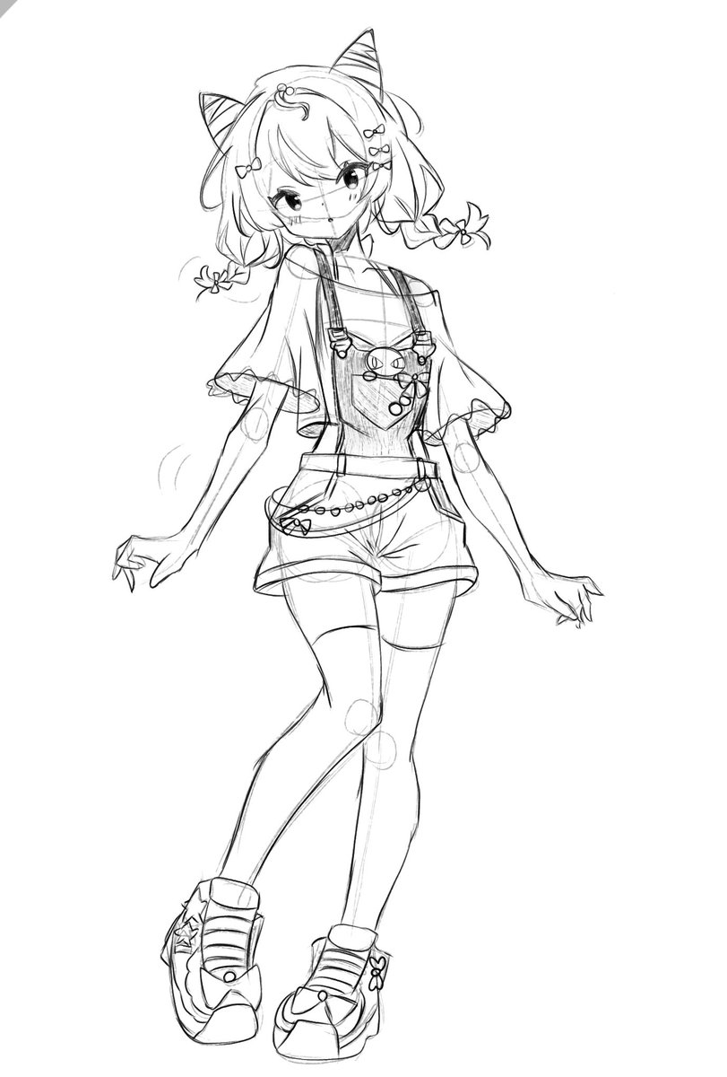 shineamonchan's tweet photo. Very simple sketch for #NIJITOBER26 
My kamioshi! #Drawmillie https://t.co/PaeAOvVZEm