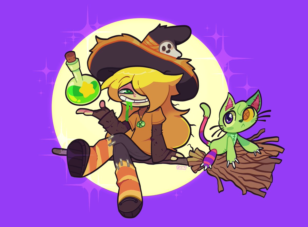 PinkSodaEve's tweet photo. Ya es el mes sp00ky aaaa 🎃🧡 https://t.co/IBnkZ9Ossr